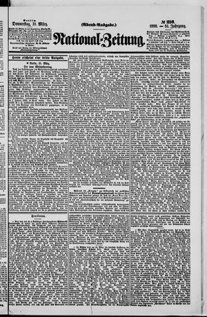 National-Zeitung vom 31.03.1898