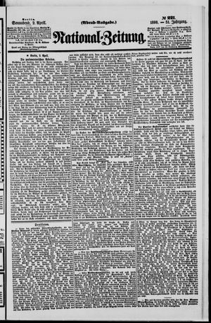 Nationalzeitung vom 02.04.1898