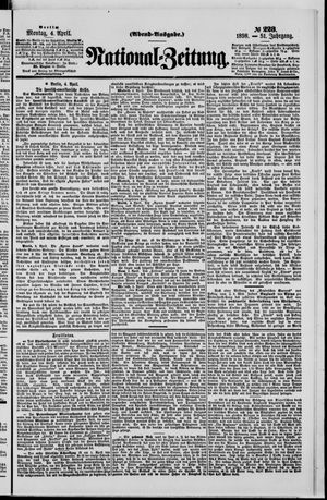 Nationalzeitung vom 04.04.1898
