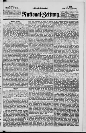 Nationalzeitung vom 06.04.1898