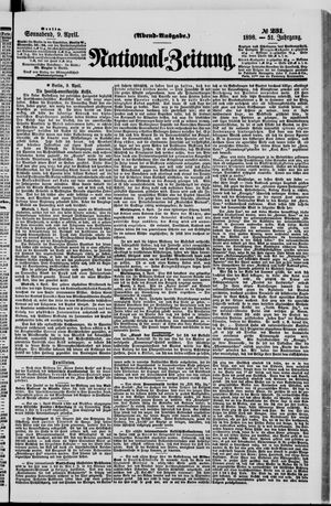 Nationalzeitung vom 09.04.1898