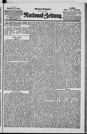 Nationalzeitung vom 10.04.1898