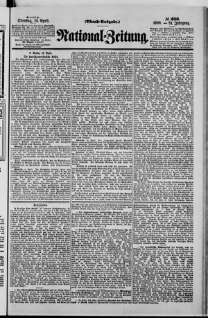 Nationalzeitung on Apr 12, 1898