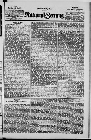Nationalzeitung on Apr 15, 1898