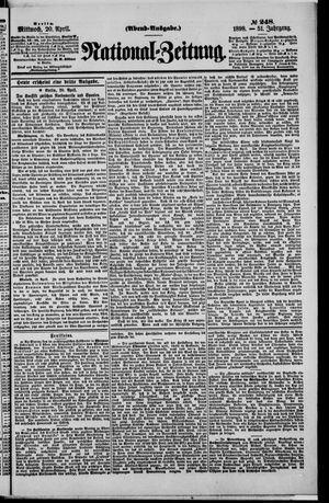 Nationalzeitung vom 20.04.1898