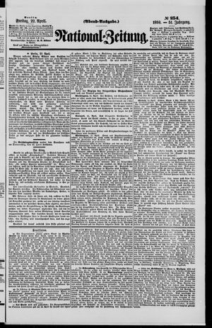 National-Zeitung vom 22.04.1898