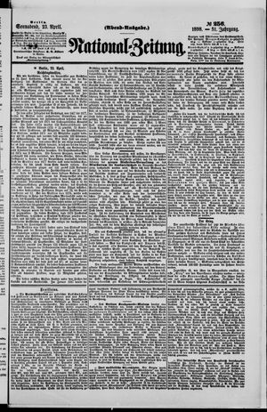 National-Zeitung vom 23.04.1898