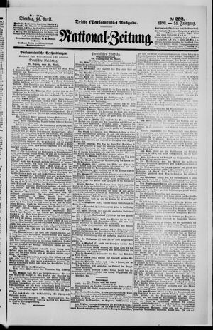 National-Zeitung vom 26.04.1898