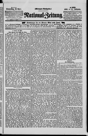 Nationalzeitung on Apr 28, 1898