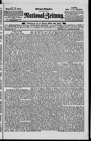 Nationalzeitung vom 30.04.1898