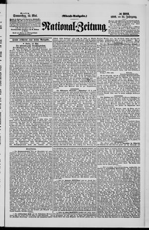 Nationalzeitung vom 12.05.1898