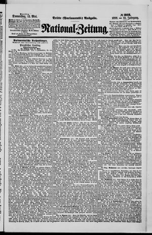 Nationalzeitung vom 12.05.1898