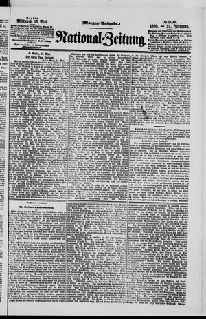 Nationalzeitung vom 18.05.1898
