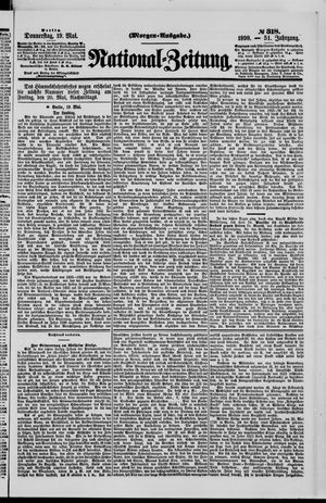 Nationalzeitung vom 19.05.1898