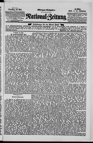 Nationalzeitung vom 24.05.1898