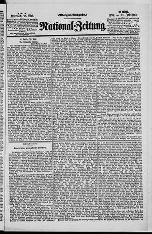 Nationalzeitung vom 25.05.1898