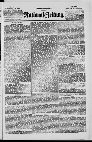 Nationalzeitung vom 26.05.1898