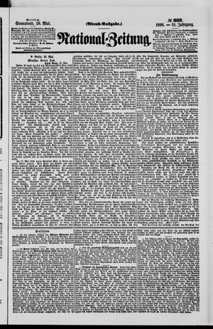 Nationalzeitung vom 28.05.1898