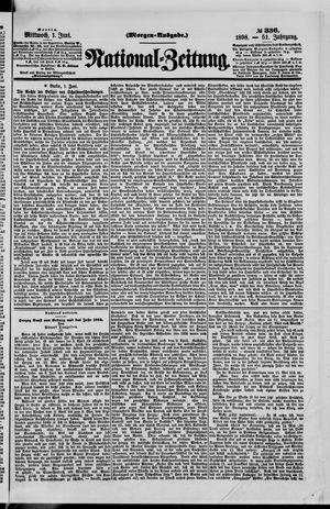 Nationalzeitung vom 01.06.1898