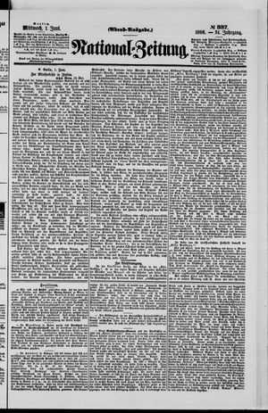 Nationalzeitung vom 01.06.1898