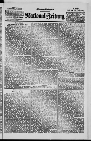 Nationalzeitung vom 02.06.1898