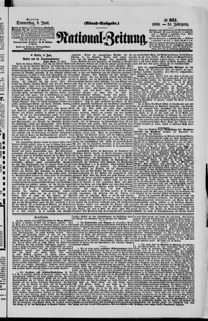 Nationalzeitung vom 09.06.1898