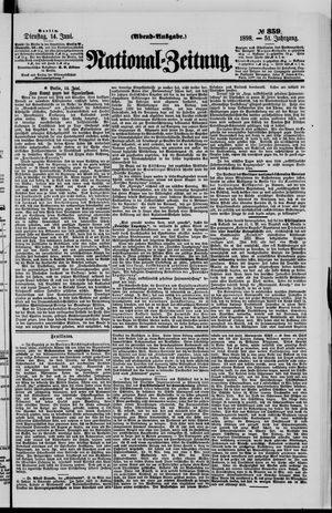 National-Zeitung vom 14.06.1898