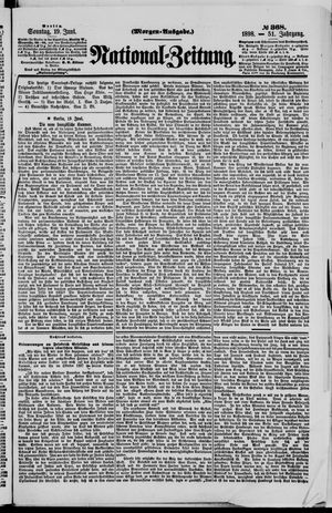 Nationalzeitung vom 19.06.1898