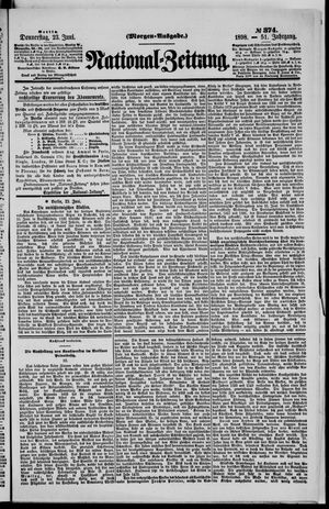 Nationalzeitung vom 23.06.1898