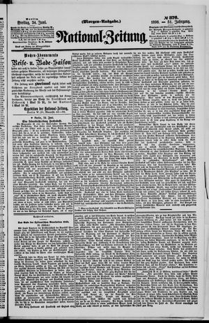 Nationalzeitung vom 24.06.1898