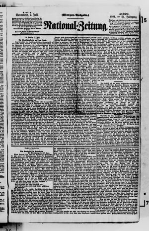Nationalzeitung vom 02.07.1898