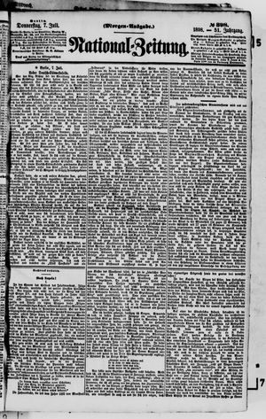 Nationalzeitung vom 07.07.1898