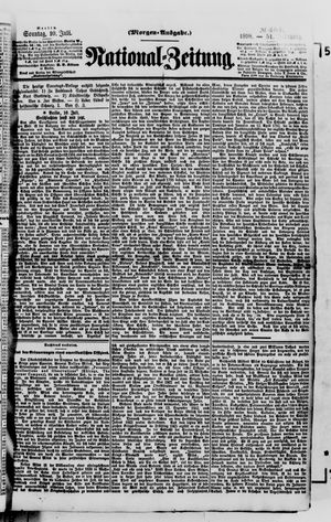 Nationalzeitung on Jul 10, 1898