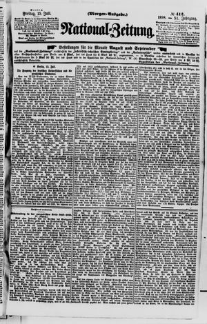 Nationalzeitung vom 15.07.1898