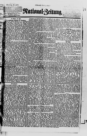 Nationalzeitung vom 18.07.1898