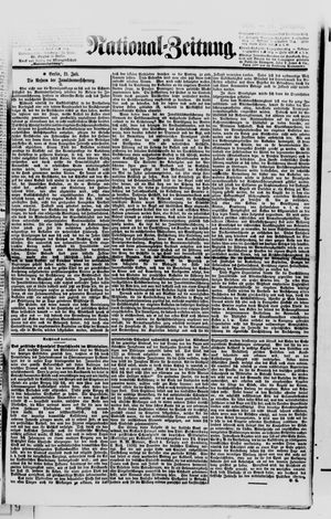 Nationalzeitung vom 21.07.1898