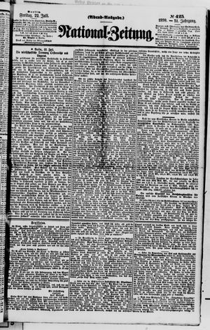 Nationalzeitung vom 22.07.1898