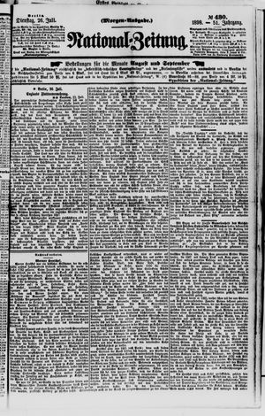 Nationalzeitung vom 26.07.1898