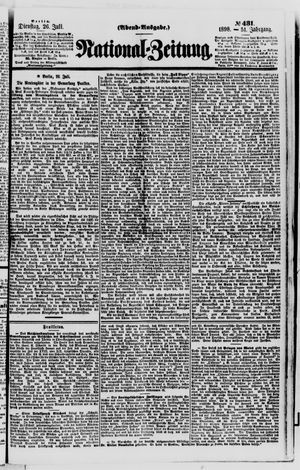 Nationalzeitung vom 26.07.1898