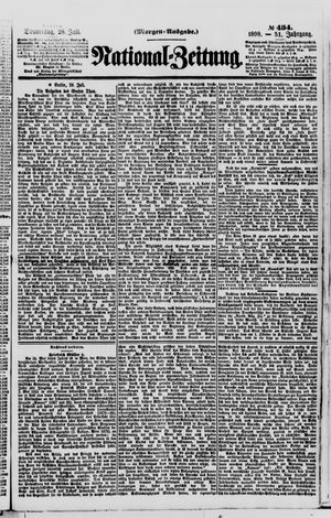 Nationalzeitung vom 28.07.1898
