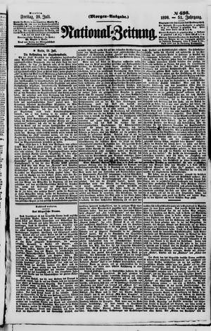 Nationalzeitung vom 29.07.1898