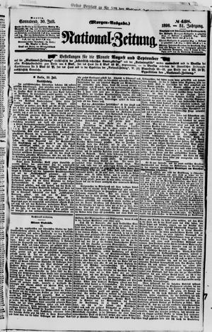 Nationalzeitung vom 30.07.1898