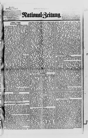 Nationalzeitung vom 05.08.1898