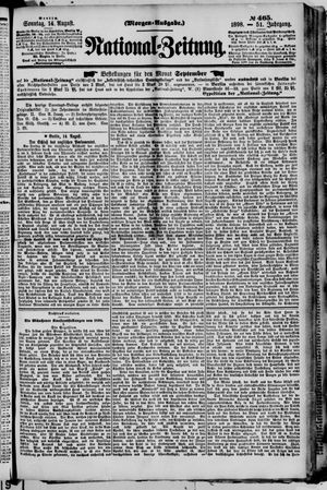 Nationalzeitung vom 14.08.1898