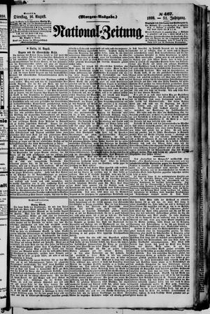 Nationalzeitung vom 16.08.1898