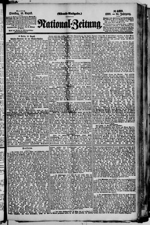 Nationalzeitung vom 16.08.1898