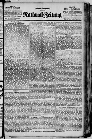 Nationalzeitung vom 17.08.1898