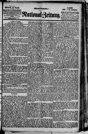 Nationalzeitung vom 24.08.1898