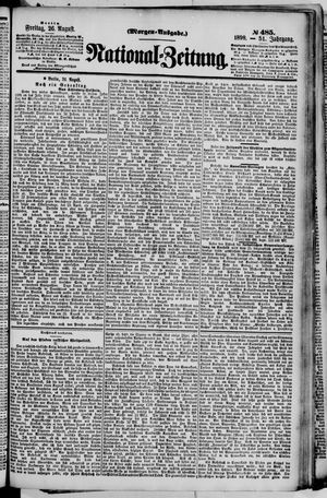 Nationalzeitung vom 26.08.1898