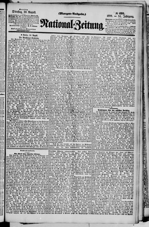 Nationalzeitung vom 30.08.1898